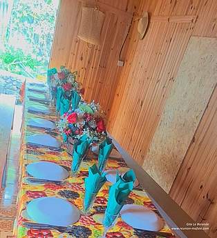 table d'hôtes au Gîte Le Berande - Ilet des Lataniers - Mafate