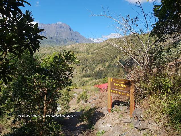 L'entrée de Roche-Plate côté Nord de Mafate